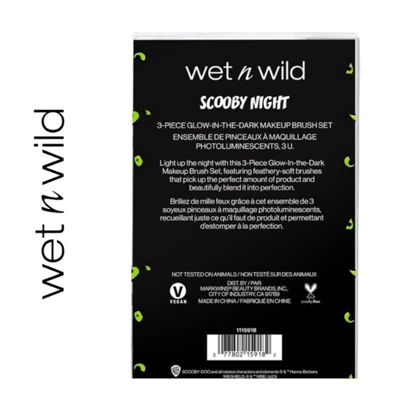 ▶️⚡️🆕*BNIB* WET N WILD x SCOOBY-DOO! | Scooby Night 3️⃣-Piece Makeup Brush Set - Picture 7 of 16